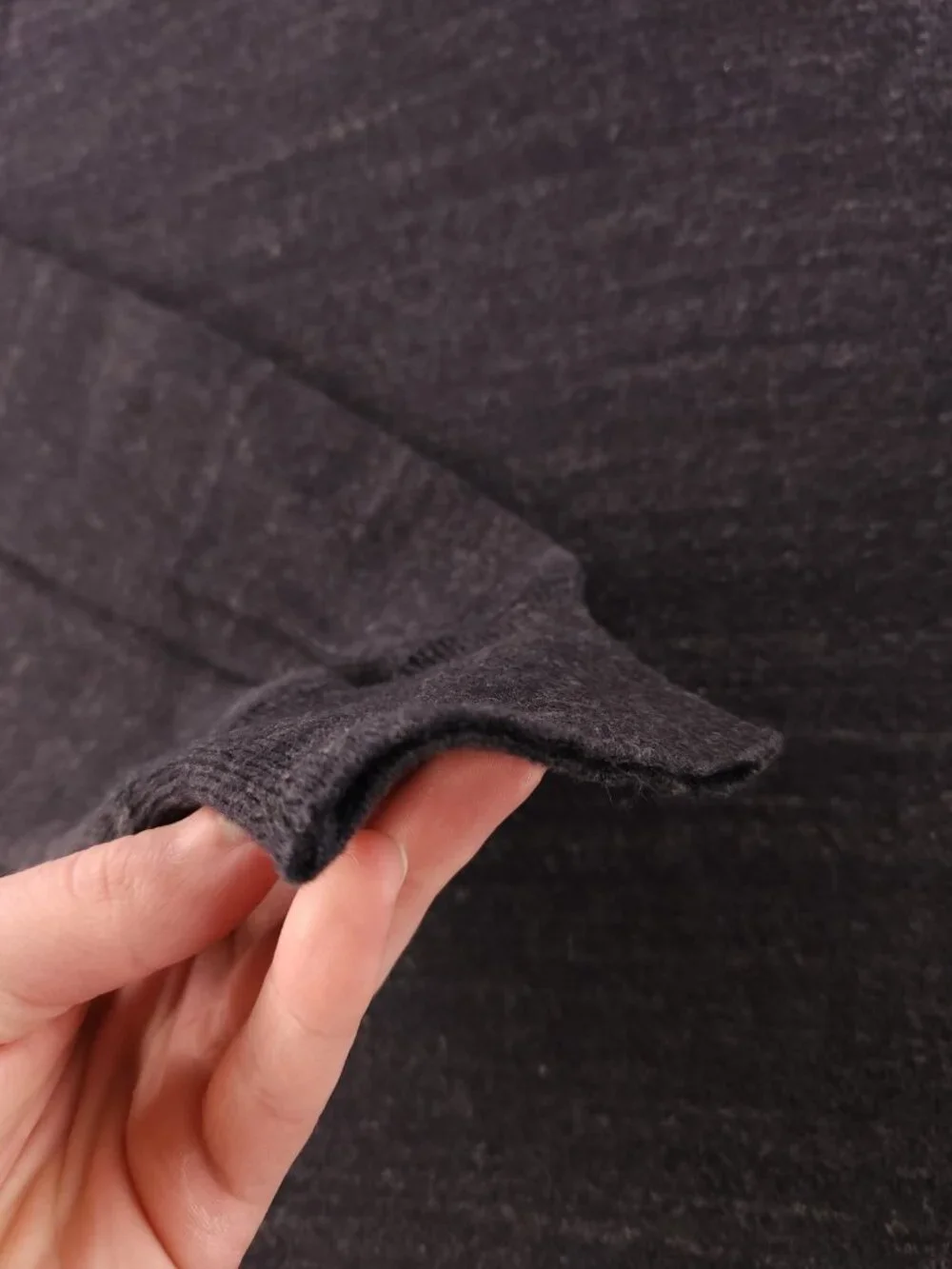 Polo Ralph Lauren Men Charcoal Gray Heathered Cotton Crewneck Sweater Large